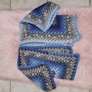 Crochet Hexigon Cardigan Sweater
